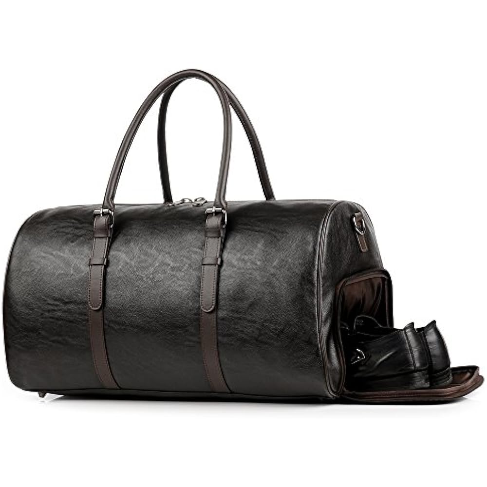 Mens Leather Duffle Bag With Shoe Compartment Paul Smith