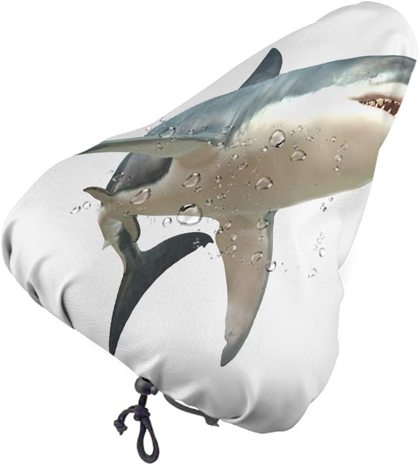 ArtSocket Bike seat Cover Great White Shark Body is Bike Covers Outdoor Storage Waterproof