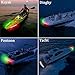 Boaton Green and Red LED Light Boat Bow Pontoon Kayak Yacht Navigation LED Lighting Red Green Light for Marine Boat Vessel IP67 Waterproof