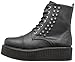 Demonia Men's V-cre573/Bvl Ankle Bootie, Black Vegan Leather, 11 M US