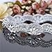 Rhinestone Applique for Wedding Dress Belt Embellishment-Silver