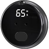 Voice Controlled Timer, Magnetic Timer with Voice Timing &amp; LED Display, for Cooking, Classroom, Office, Study, Fitness and Gaming(Black)