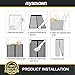Mysuntown Magnetic Screen Door. Fit Door Size 34