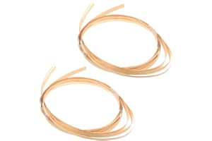 NOLITOY 2 Bundles of Flat Reed Weaving Strips for Basket Weaving Crafts, 117.90X0.2inch Long Flat Cane, Ideal for Diy Projects and Home Decor
