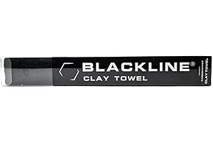 Blackline Clay Towel - Auto Detailing Clay Towel - Decontaminate Paint and Glass for Smoth Washing - 12" x 12"