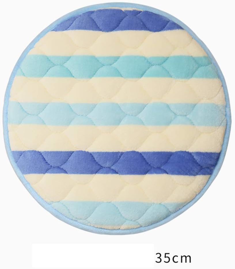 Round Seat Cushion, Strap Design Non-slip Warm Chair Pads, Dining Chair Student Thick Cushion Cover Chair Cover Chair Cushion-m 35x35cm(14x14inch)