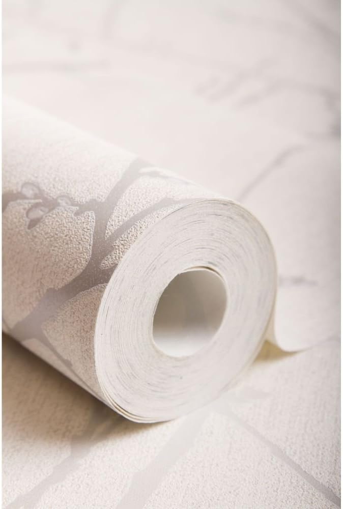 Superfresco Easy Innocence Branch White Wallpaper, 52 x 1000 cm - Image 5