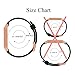 GHIJKL Fitbit Blaze Slim Bands Frame, TPU Replacement Sport Strap Rose Gold Frame Fitbit Blaze Smart Fitness Watch, Large Small, Black