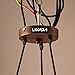 Lixada 3 Arms E26/E27 Hanging Metal Wheels Ceiling Pendant Light Vintage Industrial Retro Country Style Chandelier Dining Hall Restaurant Bar Cafe Lighting Use(No bulbs provided)