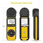 51Di8dOmjPL. SS150 HOLDPEAK-HP-881D-Digital-IlluminanceLight-Meter-Measure-Range-001-400000-Lux-1-40000-FC-270--Rotate-Sensor-Head-MAXMINBacklightData-HoldStoragelumens-Meter-for-Plants-and-led-Lights