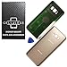 CELL4LESS Replacement Back Glass Cover Back Battery Door w/Pre-Installed Adhesive for Samsung Galaxy S8 Plus OEM - All Models G955 All Carriers- 2 Logo - OEM Replacement (Maple Gold)