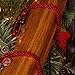 Haute Decor Decorative Twist Ties, 6 Pack, 16 inches (Dark Red) - Hang Garland, Lights, Decorations
