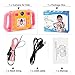 PROGRACE Kids Camera for Girls Gift 1080P Children Selfie Camera Kids Video Camera 2 Inch LCD Duo Camera 4X Digital Zoom Camcorder and Game