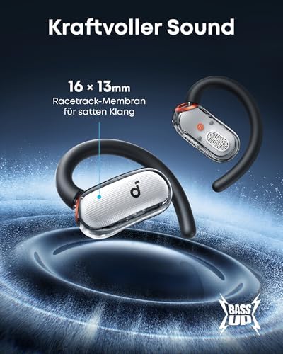 by Anker V40i, Open-Ear Kopfhörer, verstellbar für jedes Ohr