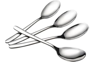 Yarebest Large Serving Spoon Set of 4, Stainless Steel Buffet Spoons