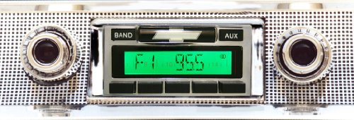 1957 Chevrolet Bel Air, Nomad, One-Fifty, Two-Ten Custom Autosound USA-230 AM/FM Stereo Radio 200 Watts