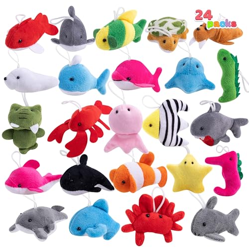JOYIN Mini Sea Animal Plush Toys