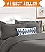 Elegant Comfort Best, Softest, Coziest Duvet Cover Ever! 1500 Thread Count Egyptian Quality Luxury Super Soft WRINKLE FREE 2-Piece Duvet Cover Set, Twin/Twin XL, Gray