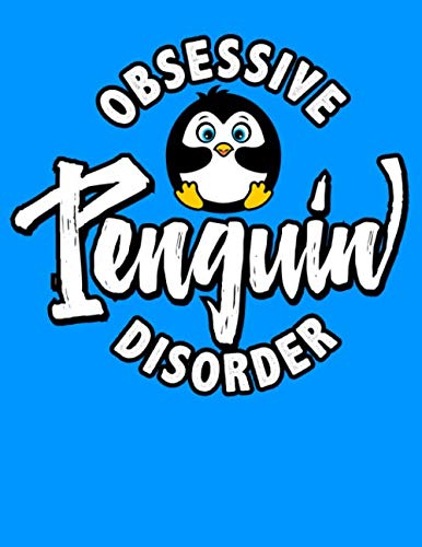 Penguin Writing Journals With Lined Paper: 160 Page Blank Non-Leather Large Lined Journal Notebook to Write In for Notes Soft Cover (8.5 x 11 inches) ... and Boys Funny Kids Gift for Penguin Lover