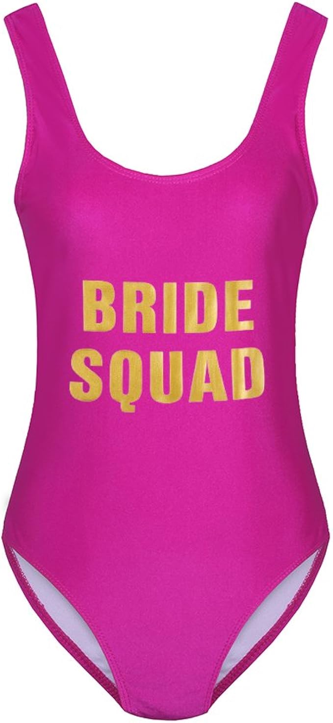 bride squad swimsuit amazon