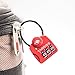 Tarriss TSA Luggage Lock with SearchAlert Indicator | Extra Large Numbers | Resettable Combination | Total Luggage Security | 2 Pack (Red)
