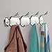 iDesign Bruschia Steel Wall Mount 8-Hook Storage Rack - 13