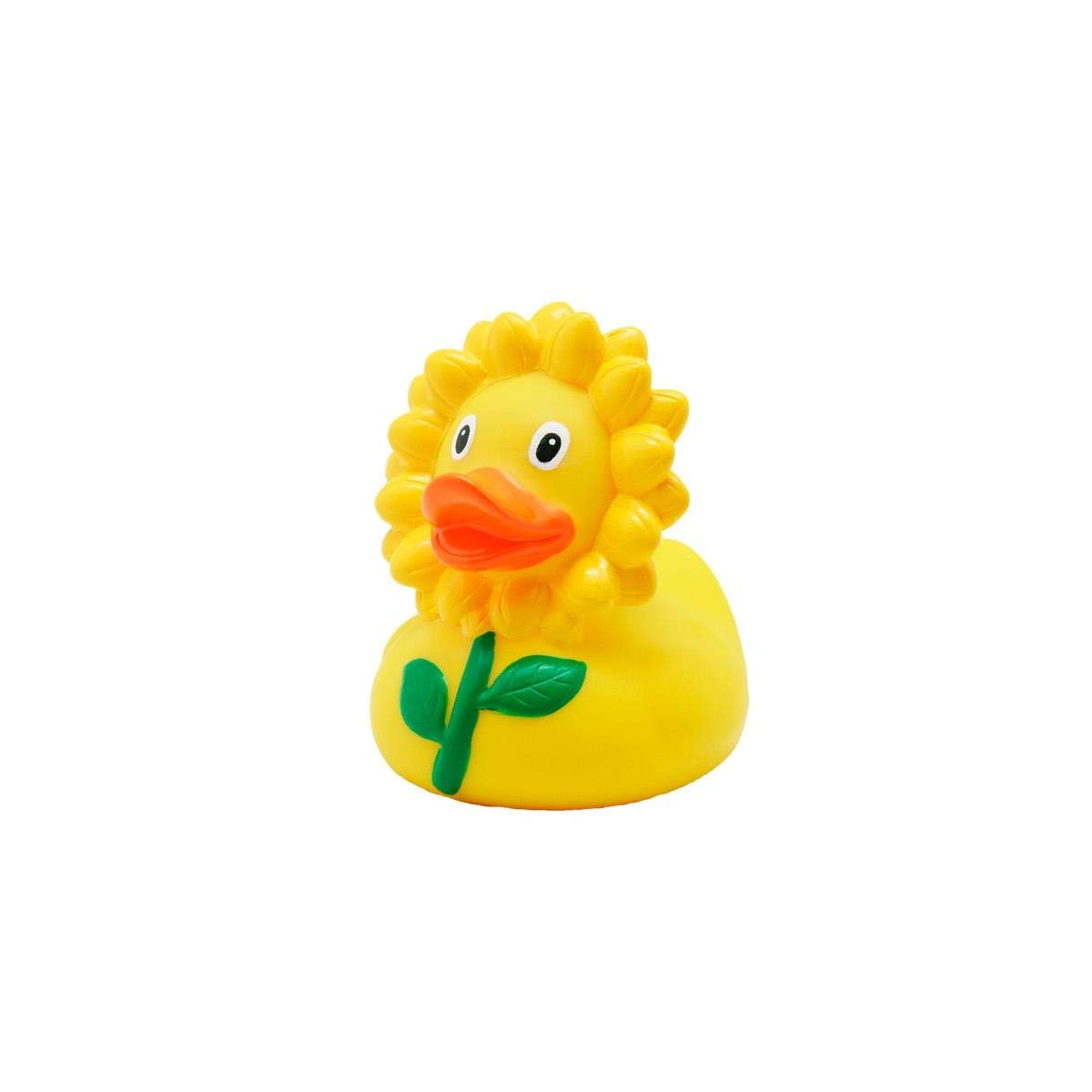 Lilalu 8 x 8 cm/50 g Collector and Baby Sunflower Rubber Duck Bath Toy
