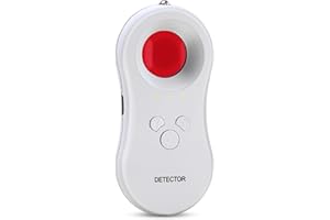 PAKESI Mini Hidden Camera Detectors，Pocket Sized Anti Spy Camera Finder Locates Hidden Camera,LED Hidden Device Detector with