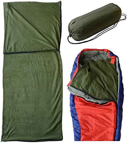 Amazon 軽くて暖か フリース製寝袋 インナーシュラフ インナーブランケット シーツ Tocotabi インナーシーツ