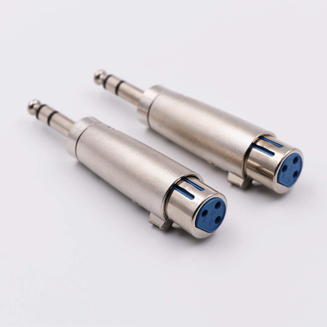 1/4 TRS to XLR Female Adapter Female XLR to 1/4 Stereo Balanced Audio Connector - 2 Pack: Home Audio & Theater