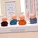 FishMM Set of 4 Monks Figurine, Wise Resin Monks Decorative Ornaments, Hear No Evil See No Evil Speak No Evil Do No Evil Statue, Car Home Desk Shelf Decor Collectible Art