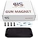 Gun Magnet, Gun Mount Holster, Magnetic Shotgun Holder , 43 lbs Rubber Coated Concealed Carry Firearm Wall Mount Accessory | Pistols, Handguns, Rifles, Shotguns, Revolver | Home, Desk, Truck Car