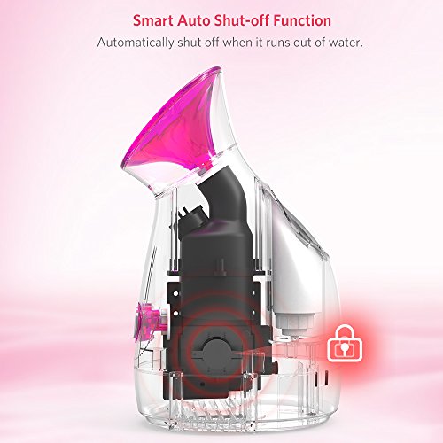 Nano Ionic Facial Steamer, Moisturizing Cleansing Pores Hot Mist Face Steamer Sprayer Home Sauna SPA System Skin Care Facial Atomizer Facial Hydration System Nano Sprayer, Waterless Auto Shut-off