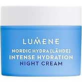 Lumene Nordic Hydra [LÄHDE] Intense Hydration Night Cream | Instant Hydration for Night Time Renewal | Plumps & Smooths Dehydrated Skin | With Organic Nordic Birch Sap | Vegan | 50ml