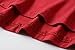 LARACE 3/4 Sleeve Shirts for Women Plus Size Tunic Dressy Top Loose Fit Flare T-Shirt(L, Wine Red)
