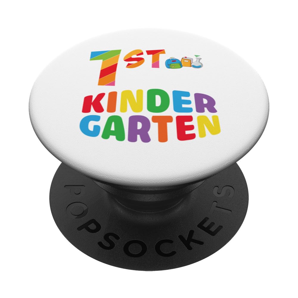 1st day of Kindergarten Back to School Student PopSockets Swappable PopGrip