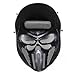 FAMI Airsoft Mask,Full Face Tactical Mask,Punisher Skull Skeleton Face Mask, Airsoft Paintball Protective Mask Gear for Airsoft Outdoor Cs War Game Live Field Scary Ghost BB Gun Halloween (White)