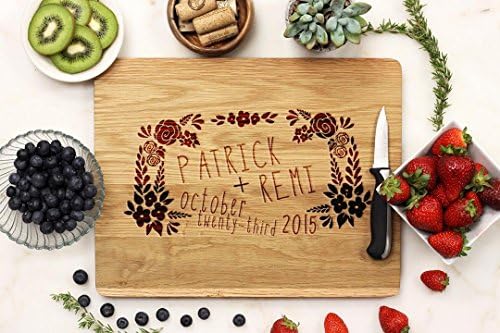 Personalized Cutting board, Custom cutting board, Custom Engraved cutting board, White Oak Wood 11 x 14 -21006-CUTB-004