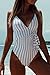 CUPSHE Women's Elegant Dance Solid One-Piece Swimsuit Beach Swimwear Bathing Suit