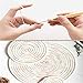 DTOL 1 X Roll Shade Cord Lift Shade Cord for Aluminum Blind Shade, Gardening Plant and Crafts (100 Yards 0.9mm White Shade Cord)