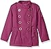 Pink Platinum Girls' Military Wool Coat