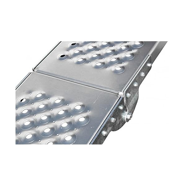 Laderampe Auffahrrampe Auffahrschiene 200KG Motorrad Rampe aufklappbar 200cm – Bild 8
