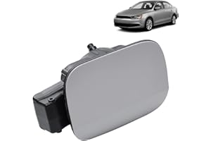 Coimoviol 5C6809857A Fuel Gas Tank Door Cover Exterior Fuel Filler Door Cap Compatible with Volkswagen Jetta 2011-2018, Replace# 5C6809857B 5C6809857C