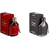 Dumont Nitro Red and Platinum Eau de Parfum Set, 3.45 fl oz Each, 2-Piece Gift Set