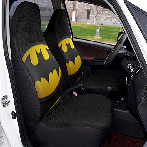 DAWN&ROSE Autostoelhoezen Bat-Man voorstoelbeschermer 3D bedrukte universele stoelen antislip covers voor de meeste auto… - Image 3