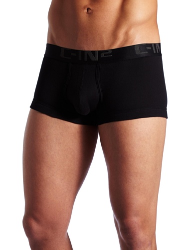 C-in2 men s core lo no-show army trunk,black,medium