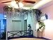 Realistic Romantic Classic Artificial Fake Wisteria Vine Ratta Silk Flowers for Garden Floral Decoration DIY Living Room Hanging Flower Plant Vine Home Party Wedding Simulation Decor (White)