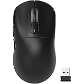 ATTACK SHARK X3 Lightweight Wireless Gaming Mouse with Tri-Mode 2.4G/USB-C Wired/Bluetooth,Up to 26K DPI, PAW3395 Optical Sen