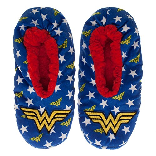 DC-Comics-Wonder-Woman-Cozy-Slippers-Licensed