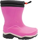 Dunlop Blizzard Kids Winter Boots Unisex Waterproof Fur Lined Pink Grey Black view 4